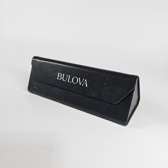 Bulova Accessories - Vtg Authentic BULOVA Triangular Case Protection Glasses Sunglasses Collapsible